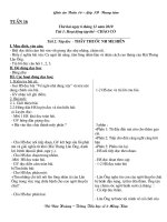 Giáo án lớp 5 - Tuần 16