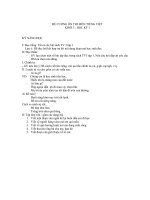 Đề cương ôn tập học kỳ I, khối 3, năm học 2010 - 2011