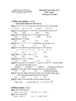 TOÁN 6 - HK1 - 2010