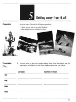 Getting away from it all