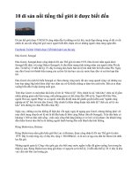 10 di sản nổi tiếng thế giới ít được biết đến