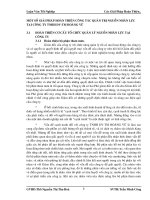 MỘT SỐ GIẢI PHÁP HOÀN THIỆN CÔNG TÁC QUẢN TRỊ NGUỒN NHÂN LỰC TẠI CÔNG TY TNHH DV TM HOÀNG VŨ