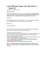 Làm USB boot