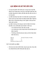 Giáo trình Lọc bệnh và xử trí cấp cứu