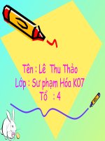 hóa moi trường