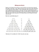 Những con số kì lạ