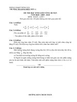 Đề thi HS giỏi Toán lớp 5