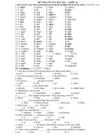 đề cương học kì 1 lớp 10