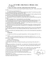 đề cương ôn tập HKI vật lý 9