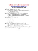 đề và đáp án đề 10