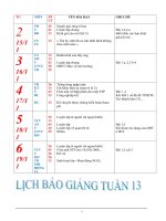 GA TUẦN 13 LƠP 5 CKT-KNS