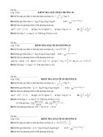 CÁC ĐỀ KTRA CHƯƠNG II