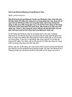 Kích hoạt Network Mapping trong Windows Vista