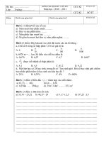 KTĐKCKI - Toán 5  - 2010-2011-HG