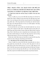 THỰC TRẠNG CÔNG TÁC HẠCH TOÁN CHI PHÍ SẢN XUẤT VÀ TÍNH GIÁ THÀNH SẢN PHẨM MAY GIA CÔNG TẠI CÔNG TY CỔ PHẦN VẢI SỢI MAY MẶC MIỀN BẮC