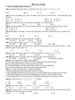 ĐỀ TỰ LUYÊN ÔN THI HỌC KỲ 1 TOÁN 11