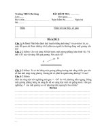 Kiểm tra 1 tiết vật lí 7