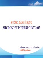 Hướng dẫn sử dụng PPT