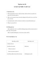 Tập làmm văn - LUYỆN TẬP MIÊU TẢ ĐỒ VẬT