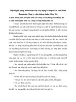 Một số giải pháp hoàn thiện việc xây dựng kế hoạch sản xuất kinh doanh của Công ty văn phòng phẩm Hồng Hà