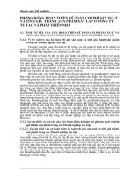 PHƯƠNG HƯỚNG HOÀN THIỆN KẾ TOÁN CHI PHÍ SẢN XUẤT VÀ TÍNH GIÁ  THÀNH  SẢN PHẨM XÂY LẮP Ở CÔNG TY  TU TẠO VÀ PHÁT TRIỂN NHÀ