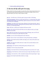 21 kho luu du lieu mien phi tren mang