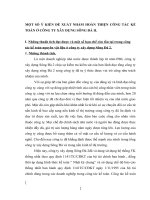 MỘT SỐ Ý KIẾN ĐỀ XUẤT NHẰM HOÀN THIỆN CÔNG TÁC KẾ TOÁN Ở CÔNG TY XÂY DỰNG SÔNG ĐÀ II