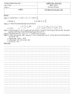 kiểm tra HKI toán 7