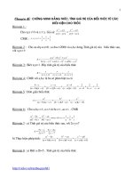 CM đẳng thức-Tính giá trị biểu thức.doc