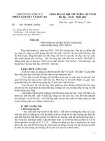 Hướng dẫn thi viết chữ đẹp cấp huyện 2010 - 2011