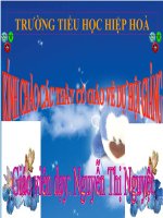 Đạo đức 4 bài Hiếu thảo với ông bà, cha mẹ ( tiết 1)