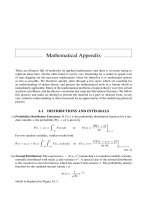 Mathematical Appendix