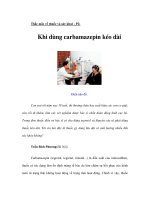 Thắc mắc về thuốc và sức khoẻ - P2