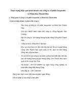 Thực trạng hiệu quả kinh doanh của công ty cổ phần Secpentin và Phân bón Thanh Hóa