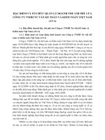 ĐẶC ĐIỂM VÀ TỔ CHỨC QUẢN LÝ DOANH THU CHI PHÍ  CỦA CÔNG TY TNHH TƯ VẤN KẾ TOÁN VÀ KIỂM TOÁN VIỆT NAM