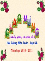 Nhân 1 số thập phân với một số tự nhiên