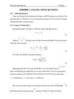 CHƯƠNG 3 CHƯƠNG TRÌNH MÔ PHỎNG