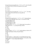 ôn tập học kỳ I vật lý 11