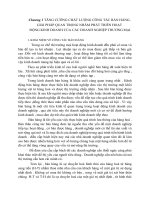 Chương 1 TĂNG CƯỜNG CHẤT LƯỢNG CÔNG TÁC BÁN HÀNG