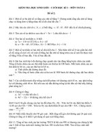 kiểm tra HSG Toán 6 - cuối HKI