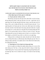 NHỮNG KIẾN NGHỊ VÀ GIẢI PHÁP CHỦ YẾU NHẰM