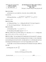 Đề + ĐA HSG huyện Tam Dương 2010-2011 - Toan 9