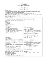 Giáo án Lớp 5 Tuần 22  CKTKN