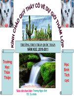 GIÁO ÁN HỘI GIẢNG VÒNG 1