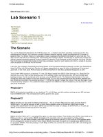 Lab Scenario 1