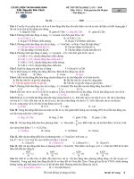 Đề thi thử ĐH chương 2. dđ điều hòa