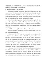 THỰC TRẠNG NGUỒN NHÂN LỰC VÀ QUẢN LÝ NGUỒN NHÂN LỰC TẠI CÔNG TY IN CÔNG ĐOÀN