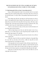 MỘT SỐ GIẢI PHÁP CHỦ YẾU NÂNG CAO HIỆU QUẢ SỬ DỤNG VỐN KINH DOANH Ở CÔNG TY ĐIỆN TỬ CÔNG NGHIỆP