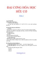 Đại cương hóa học hữu cơ