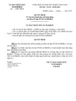 Quy chế hoạt động của BCĐ